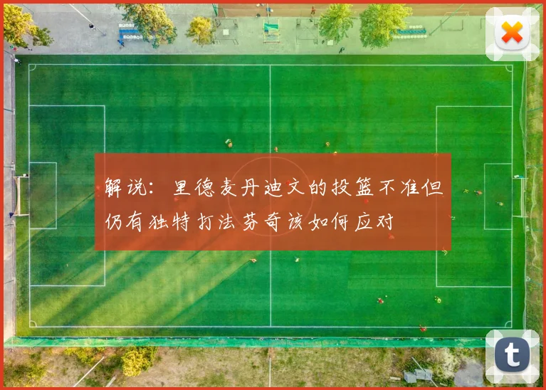 解说：里德麦丹迪文的投篮不准但仍有独特打法芬奇该如何应对